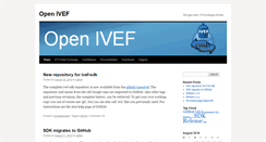 Desktop Screenshot of openivef.org