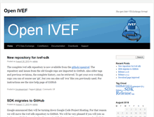 Tablet Screenshot of openivef.org